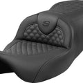 Saddlemen RoadSofa DS Seat Black #808-07B-20800 Harley Davidson