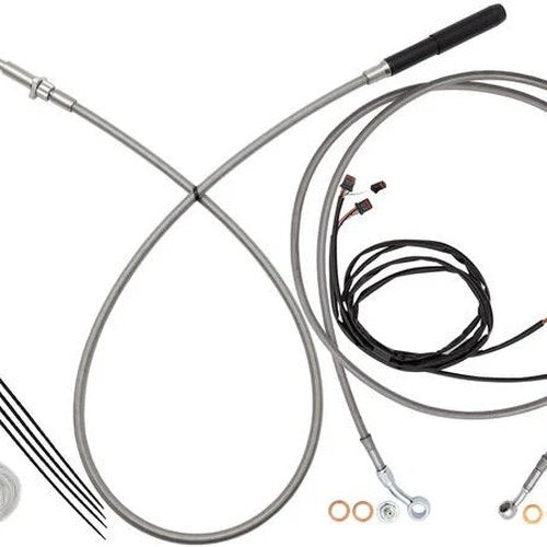 Fat Baggers EZ Install Cable Kit for 11-12" Ape Bars Stainless #219012