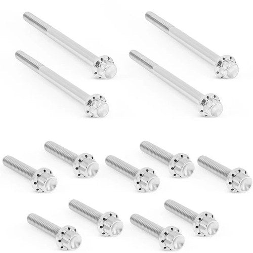 Arlen Ness Titanium Primary Cover Bolt Kit #300-926 Harley Davidson