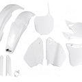 UFO Complete Plastics Kit White for Yamaha YZ250 2-Stroke/YZ125 2000-2001