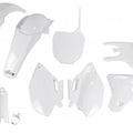 UFO Complete Plastics Kit White for Yamaha YZ450F/YZ250F 4-Stroke 2003-2004