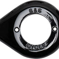 S&S Replacement Teardrop Cover for S&S Stealth Air Cleaner Kit Black 170-0686