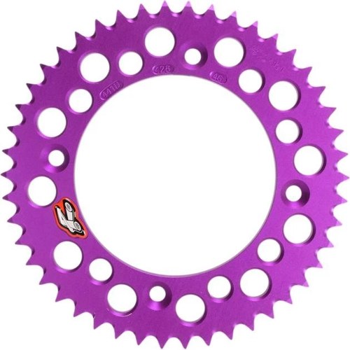 Renthal 428 Ultralight Aluminum Rear Sprocket 47T Purple #441U-428-47GPPE