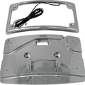 Kodlin Curved LED License Plate Kit Chrome KUS20103 Harley Davidson