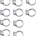 Magnum Fuel Line 3/8" Mini Hose Clamps Stainless Steel 10-Pack