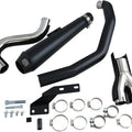 Cobra El Diablo 4" 2-into-1 Full Exhaust System Black #6485B Harley Davidson