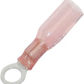 Namz Heat Shrinkable Ring Terminals for 18-22 Gauge Wire #10 Pink 25-Pack