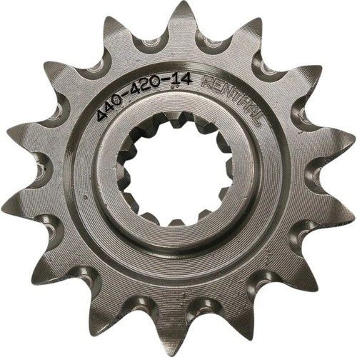 Renthal 420 Grooved Front Sprocket 14T #440--420-14GP KTM/Husqvarna 65 SX/TC 65