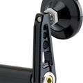 Joker Machine Bar End Mirror Round/Straight Stem 2.25" Black