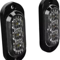 Denali T3 Modular Switchback LED Signal Pods with Red/Amber Lights