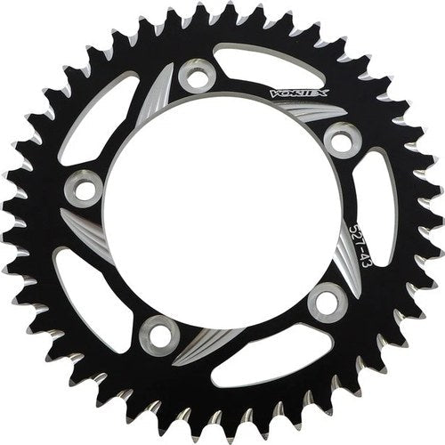Vortex CAT5 Aluminum Rear Sprocket 43T 530 Black #527ZK-43 for Suzuki/Triumph