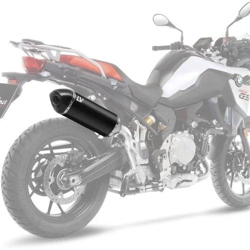 Leo Vince LV-14 Slip-On Muffler Black #15610BU BMW F800GS