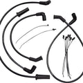 Drag Specialties Braided Spark Plug Wire Kit Black Harley Davidson Softail
