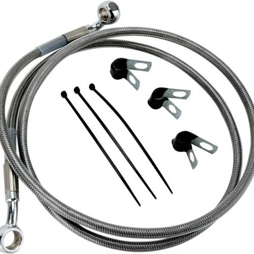 DS Braided Brake Line Kit Front +2" Harley Davidson Heritage Softail/FatBoy