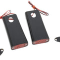 Pro-One Fender Strut LED Marker Lights Black Red for Harley Softail 1984-2017