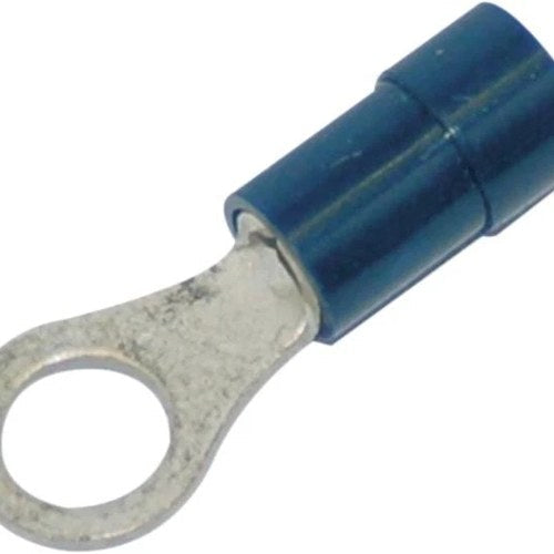 Namz Ring Terminals for 14-16 Gauge Wire #10 Blue 25-Pack