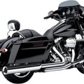Cobra PowerFlo Slip-On Mufflers Chrome #6215 Harley Davidson