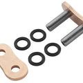 EK 520 ZVX3 Rivet-Type Chain Master Link Gold