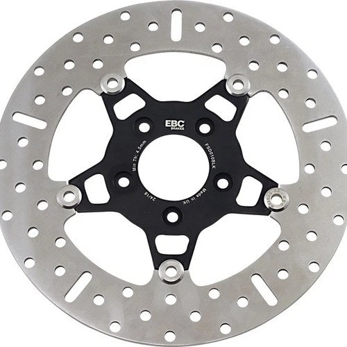 Ebc 5-Button Floating Round Wide Band Brake Rotor Black #FSD010BLK