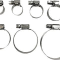 Parts Unlimited Embossed Hose Clamps 8mm to 12mm