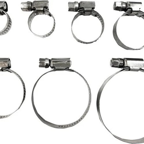 Parts Unlimited Embossed Hose Clamps 8mm to 12mm