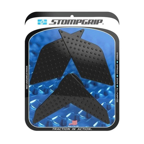 Stomp Design Volcano Profile Traction Pad Kit Black for Kawasaki Ninja ZX-4RR