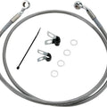 DS Braided Brake Line Kit Front +4" Harley Sportster 883/XL883L Low/XL883N Iron
