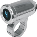 Dakota Digital PGR-1000 Series Gear Indicator Display for 1" H-bars Chrome/Blue