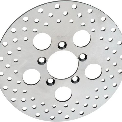 DS Stainless Drilled Brake Rotor Front Harley Davidson 145225