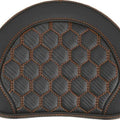 Saddlemen RoadSofa HC Half Moon Sissy Bar Pad Orange Stitch
