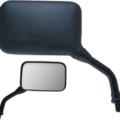 Parts Unlimited AX Mirror Right 4" Stem Black