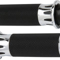 Arlen Ness Deep Cut Fusion Grips Chrome #07-318 Harley Davidson