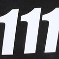 Dcor SX Plate Number #1 4"H White 3-Pack