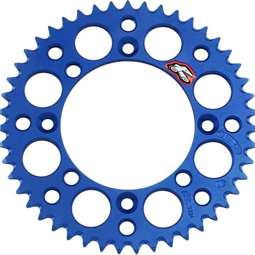 Renthal Aluminum Rear Sprocket 47T Blue fits Yamaha YZ65 2018-2021