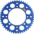 Renthal Aluminum Rear Sprocket 47T Blue fits Yamaha YZ65 2018-2021