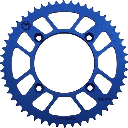 Moose Rear Aluminum Sprocket 52T Blue for Suzuki/Yamaha