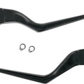 DS Wide Blade Lever Set Matte Black Harley Davidson Sportster #141541