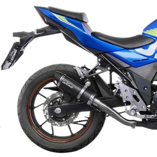 Leo Vince GP Corsa Evo Slip-On Exhaust Stainless/Carbon/Technopolymer #3387E