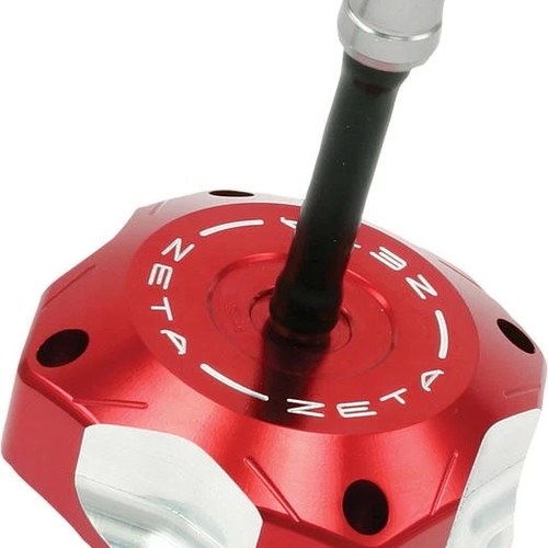 Zeta Billet Gas Cap Red #ZE87-0603 for Honda CRF250R 4-Stroke/CRF450R 2004-2015