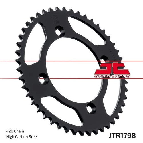 JT Steel Rear Sprocket 420 47T #JTR1798.47 for Yamaha YZ65 2018-2024