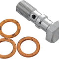 Goodridge Deluxe Professional Builders Brake Line Double Banjo Bolt 3/8"-24 Chr