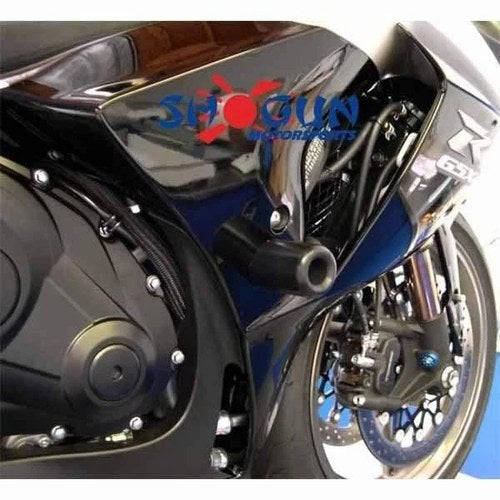 Shogun Cut Frame Sliders Black for Suzuki GSX-R1000 2012-2016