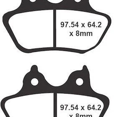 Lyndall Gold Plus Brake Pads Rear #7196-GOLD+ Harley Davidson Softail/FatBoy