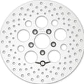 HardDrive Drilled Touring Rear Brake Rotor Polished 11-063 Harley Davidson