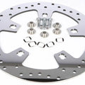 HardDrive Drilled Touring Front Brake Rotor Polished 144154 Harley Davidson