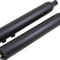 Cobra 909-Twins 4" Slip-On Mufflers Black 6303RB Harley Davidson