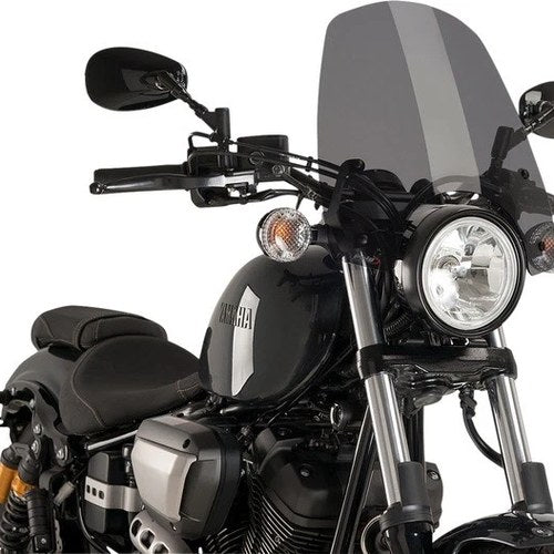 Puig Naked Touring Windscreen Dark Smoke #9438F fits Yamaha Bolt 2014-2018