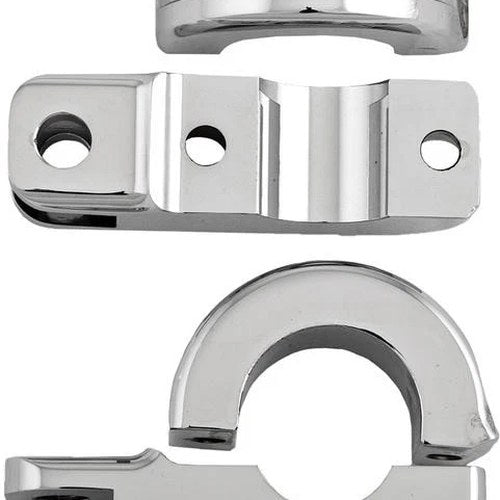 HardDrive Footpeg Mounting Clamps 1.25" Chrome