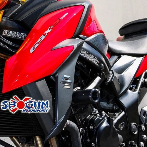 Shogun Standard Frame Slider Black No Cut 750-5619 for Suzuki GSX-S750/GSX-S750Z