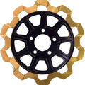 Lyndall Bow Tie Rear Brake Rotor 11.8" Black/Gold #4204-2133 Harley Davidson